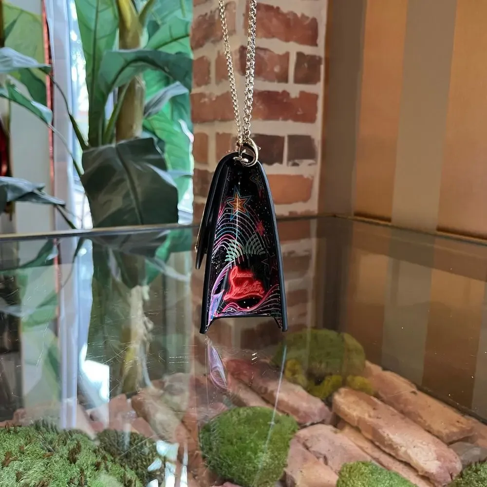 CHRISTIAN LOUBOUTIN Cabata Starlight Loubi54 Patent Leather Clutch